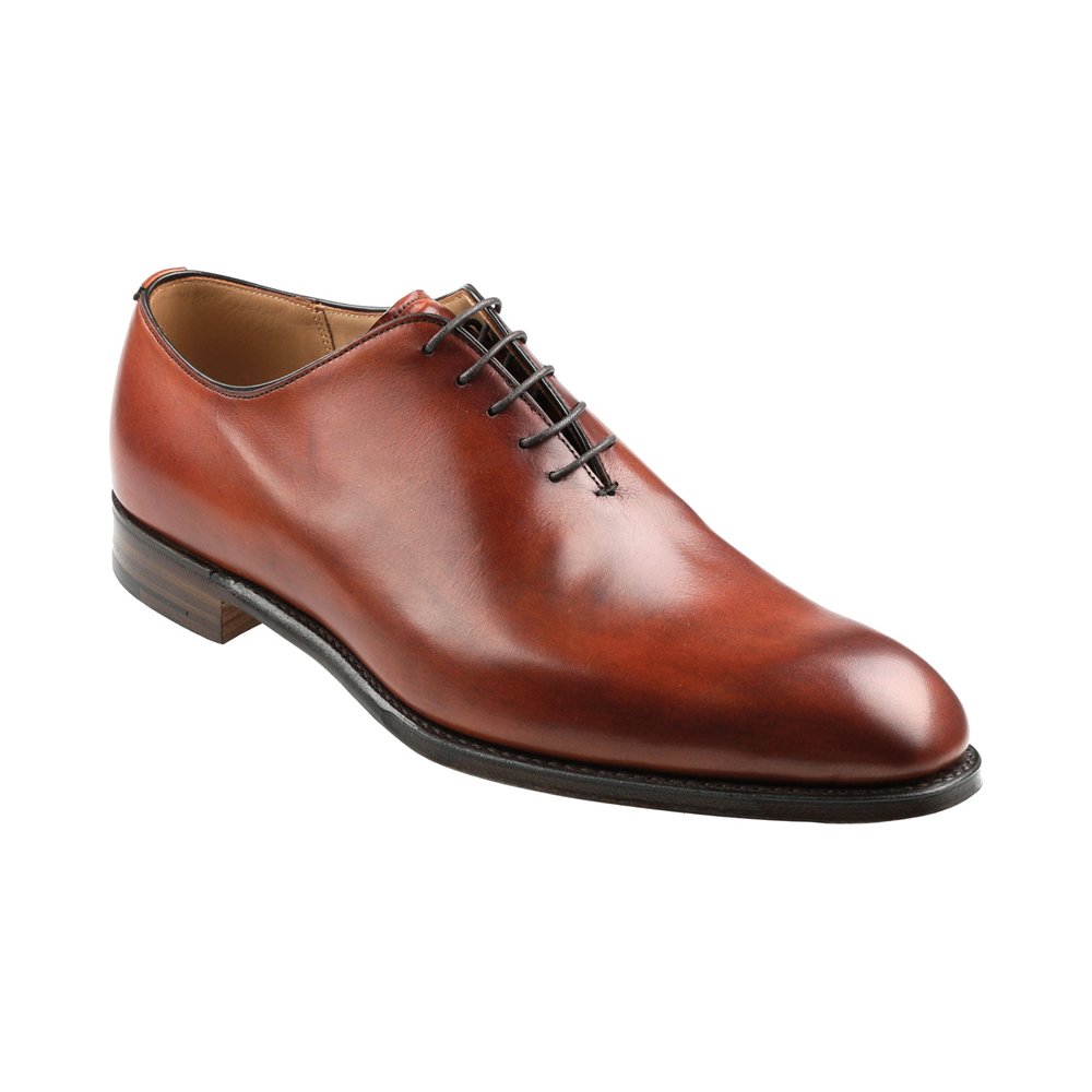The Addington wholecut in brown calf, in profile.