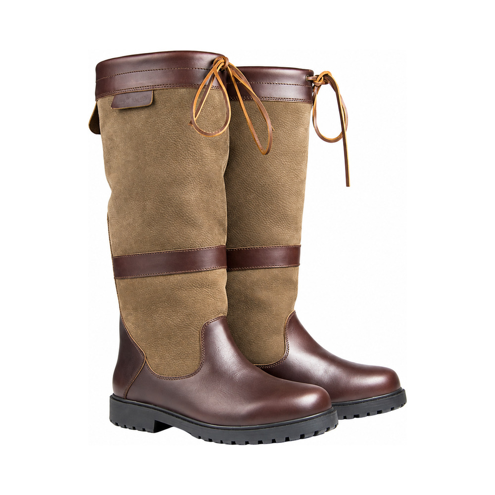 The Mull boot in brown leather with a nubuck shaft.